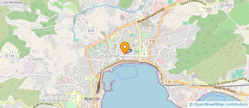 localisation de l'entreprise SAS MAINTENANCE HYGIENE SERVICES PRO à AJACCIO