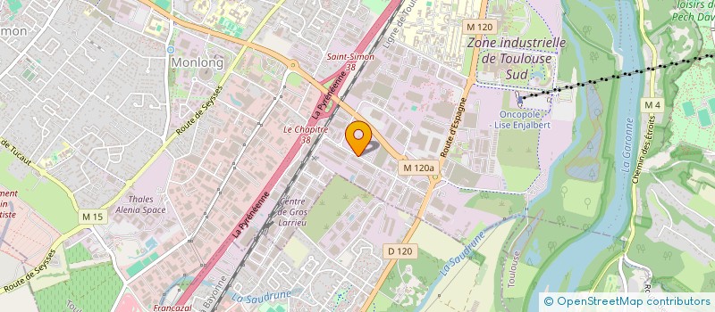 localisation de l'entreprise SAS MAINTENANCE TARBES CONTOURNEMENT à TOULOUSE