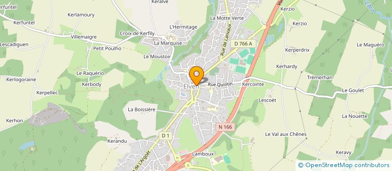 localisation de l'entreprise SAS MAISON DU LION  ELVEN