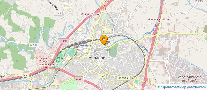 localisation de l'entreprise SAS MAISON K  AUBAGNE