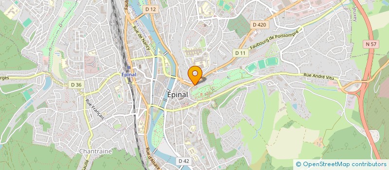 localisation de l'entreprise SAS MAISON MAHAY INSTITUT DE BEAUTE ET ESTHETIQUE à EPINAL