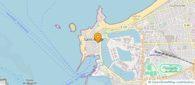 localisation de l'entreprise SAS MAISON TELLIER à SAINT-MALO