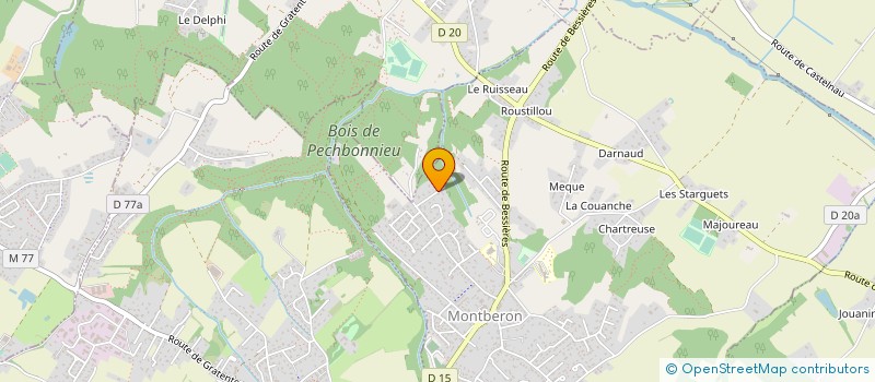localisation de l'entreprise SAS MAISONS CLIC  MONTBERON