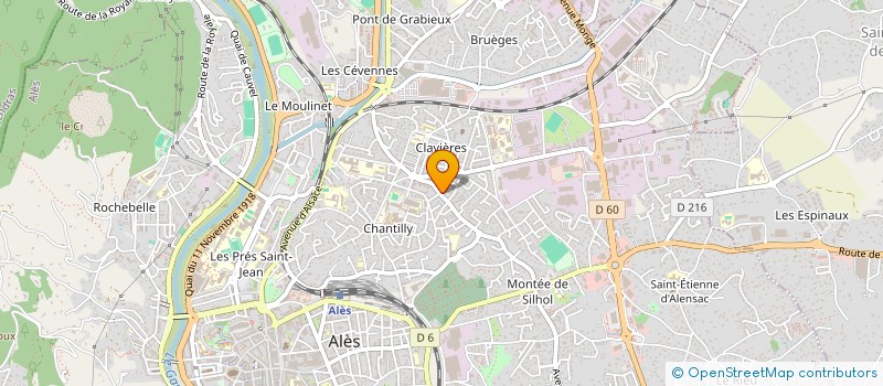 localisation de l'entreprise SAS MAISONS PRESTIGE à ALES