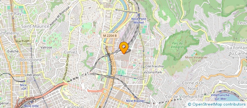 localisation de l'entreprise SAS MAJID  NICE