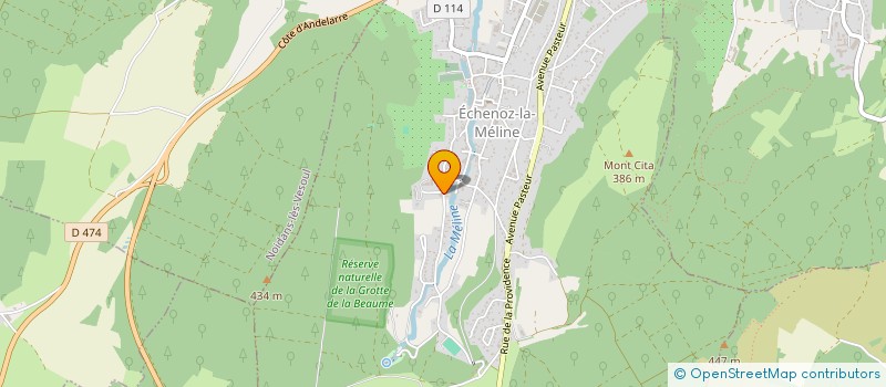 localisation de l'entreprise SAS MAJIE NORD  ECHENOZ-LA-MELINE