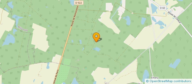 localisation de l'entreprise SAS MAJOLINY  PRUNIERS EN SOLOGNE