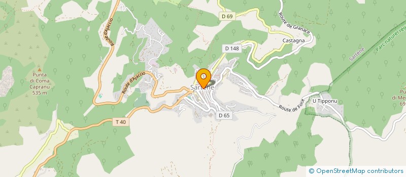 localisation de l'entreprise SAS MALCA à SARTENE