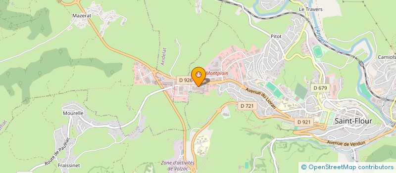 localisation de l'entreprise SAS MALO à ANDELAT