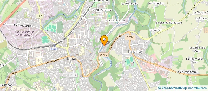 localisation de l'entreprise SAS MAM BIHAN  QUEVEN