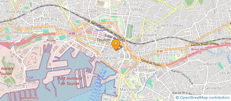 localisation de l'entreprise SAS MAMACO  TOULON