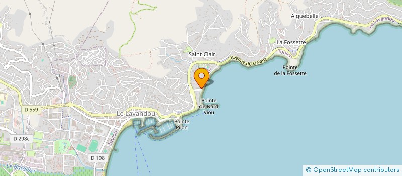 localisation de l'entreprise SAS MAMMAMIA à LE LAVANDOU