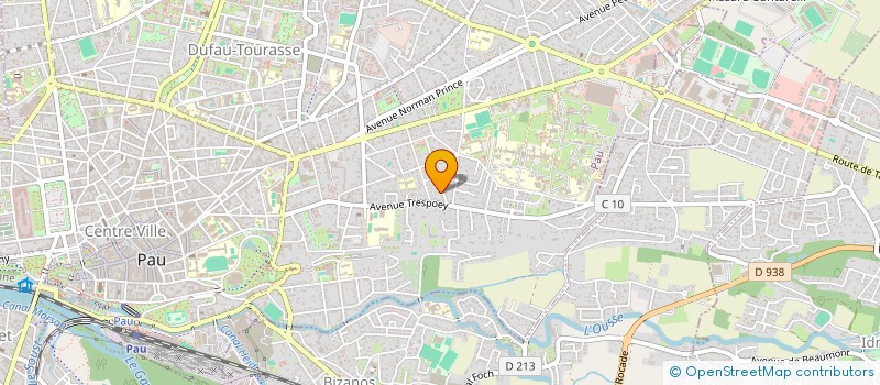 localisation de l'entreprise SAS MAMOUSH à PAU