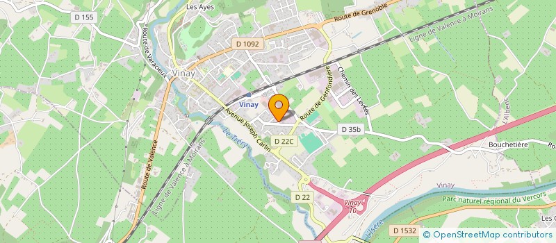 localisation de l'entreprise SAS MANDIER à VINAY