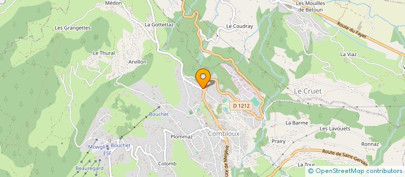 localisation de l'entreprise SAS MANI  COMBLOUX