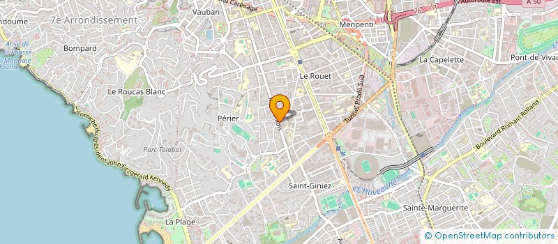 localisation de l'entreprise SAS MANN  MARSEILLE