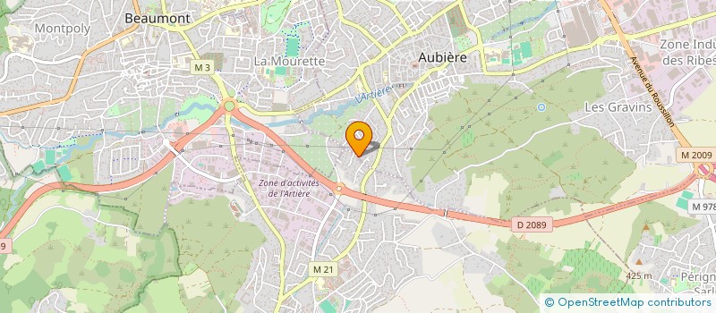 localisation de l'entreprise SAS MANRY MEUNIER  AUBIERE