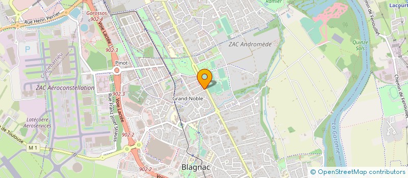localisation de l'entreprise SAS MANYLIN à BLAGNAC