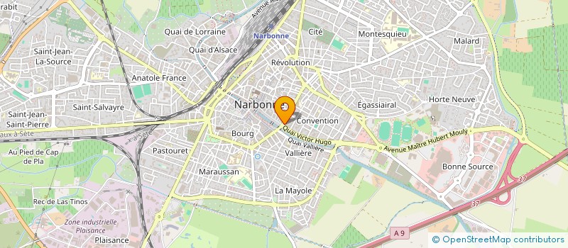 localisation de l'entreprise SAS MAPEK  NARBONNE