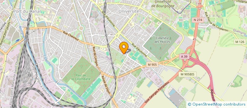 localisation de l'entreprise SAS MAPI 21 à DIJON