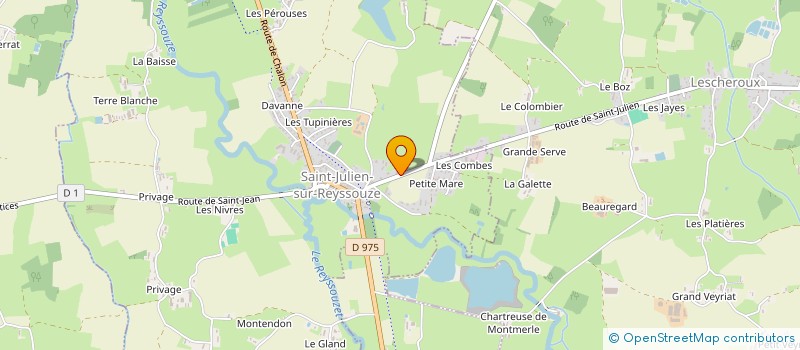 localisation de l'entreprise SAS MARAWSKI  SAINT-JULIEN-SUR-REYSSOUZE