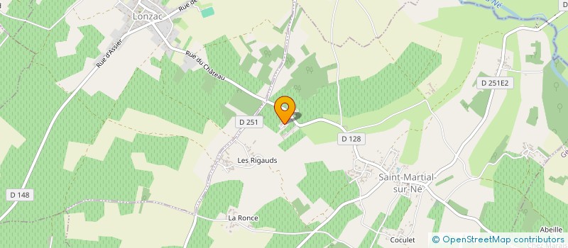 localisation de l'entreprise SAS MARBOEUF LES VIGNES  SAINT-MARTIAL-SUR-NE