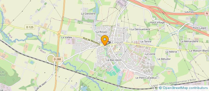 localisation de l'entreprise SAS MARC  VEZIN-LE-COQUET