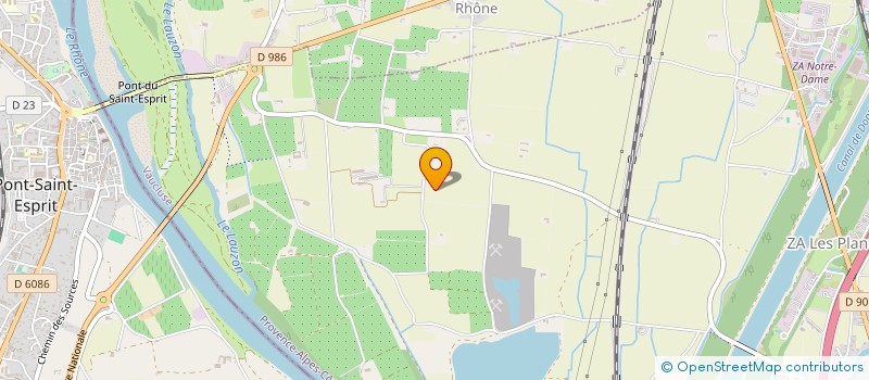 localisation de l'entreprise SAS MARC POPON  MONDRAGON