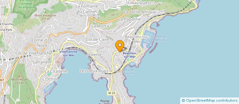 localisation de l'entreprise SAS MARCELLIN à BEAULIEU-SUR-MER