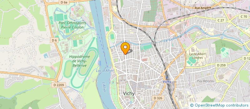 localisation de l'entreprise SAS MARCHA à VICHY