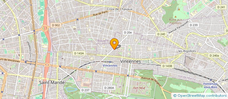 localisation de l'entreprise SAS MARDOG à VINCENNES