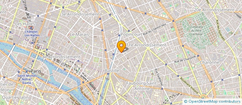 localisation de l'entreprise SAS MARDON  PARIS