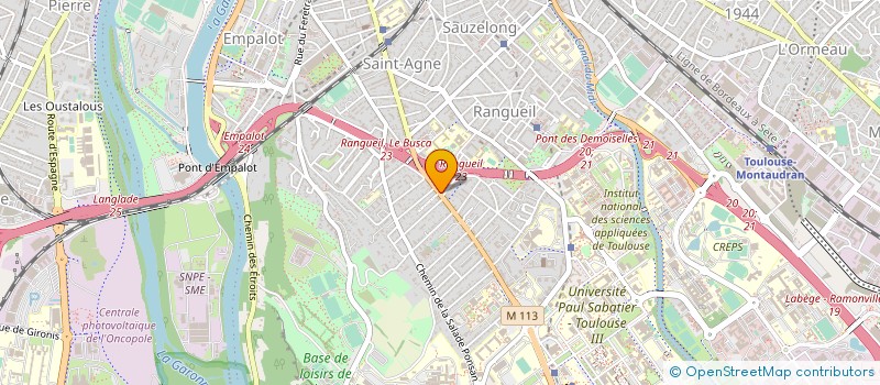 localisation de l'entreprise SAS MARGAUX IMMO  LIMENDOUS