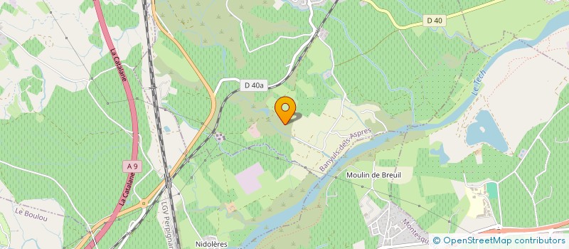 localisation de l'entreprise SAS MARGOUILLAT ENSOLEILLE  BANYULS DELS ASPRES