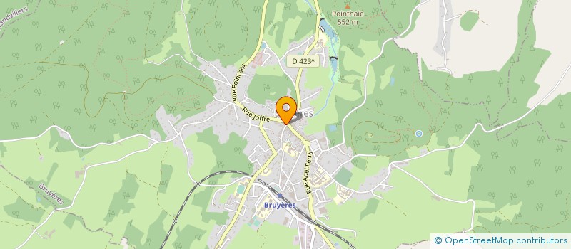 localisation de l'entreprise SAS MARGUET  BRUYERES