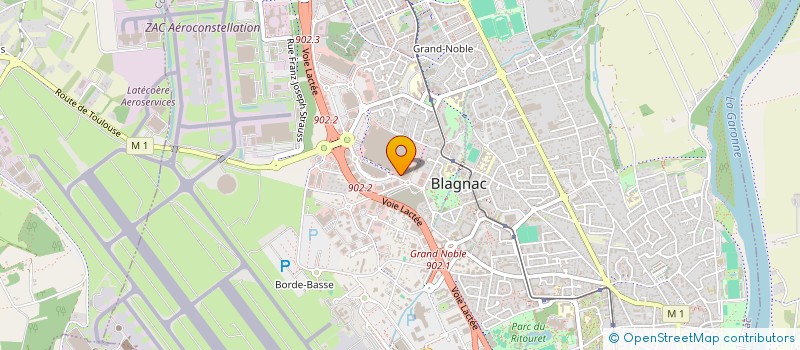 localisation de l'entreprise SAS MARIE à BLAGNAC