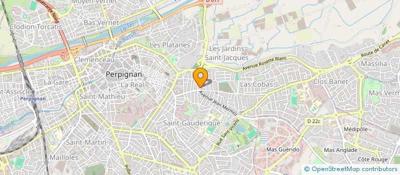 localisation de l'entreprise SAS MARIELLE ISSARTEL à PERPIGNAN