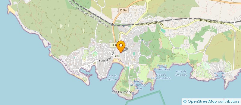 localisation de l'entreprise SAS MARINA à MARTIGUES