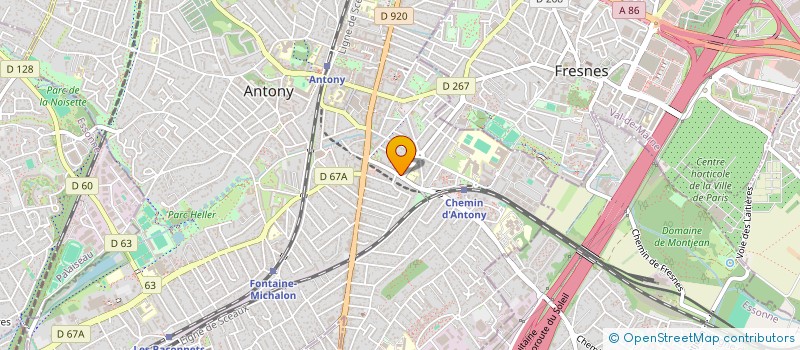 localisation de l'entreprise SAS MARINE à ANTONY