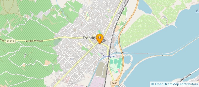 localisation de l'entreprise SAS MARINE à FRONTIGNAN