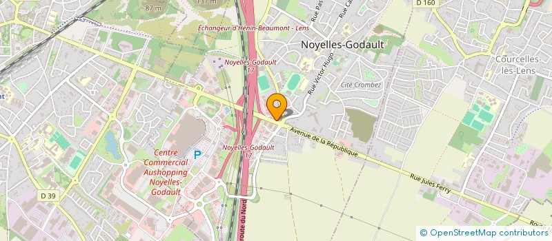 localisation de l'entreprise SAS MARINE LEBON à NOYELLES-GODAULT