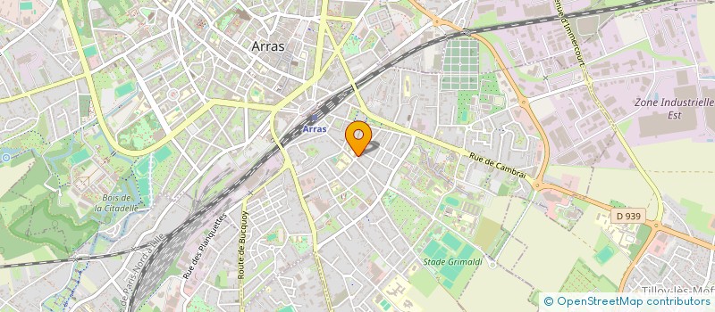 localisation de l'entreprise SAS MARION à ARRAS
