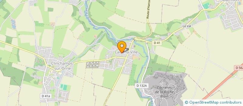 localisation de l'entreprise SAS MARION JOUBAIRE  LAIZE-CLINCHAMPS