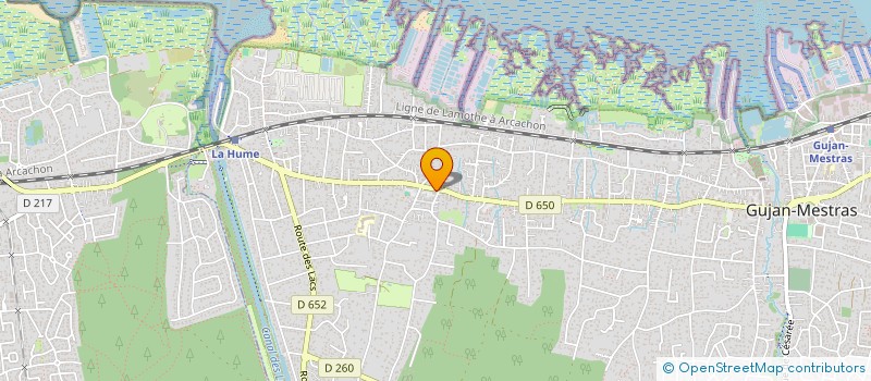 localisation de l'entreprise SAS MARQUE SPFPL à GUJAN-MESTRAS
