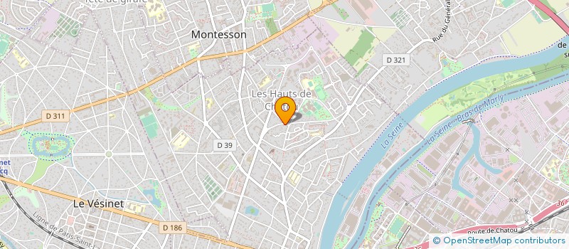 localisation de l'entreprise SAS MARQUES   PINHO  CHATOU