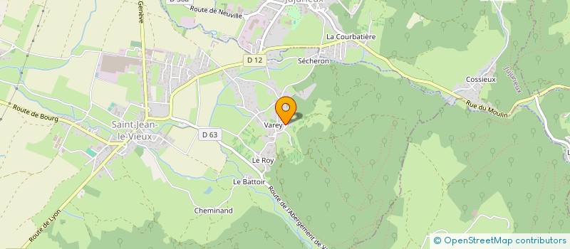 localisation de l'entreprise SAS MARTINET TRAVAUX FORESTIERS  SAINT-JEAN-LE-VIEUX