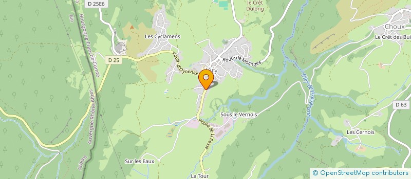 localisation de l'entreprise SAS MARTOS à VIRY