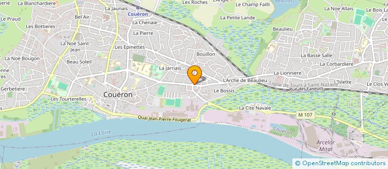 localisation de l'entreprise SAS MARY à COUERON