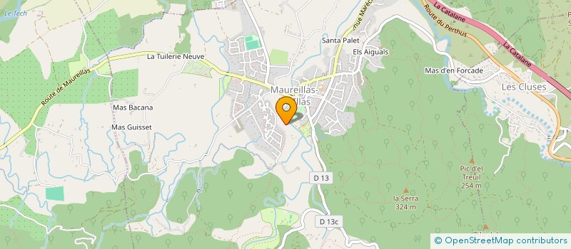 localisation de l'entreprise SAS MAS D'EN BACH  MAUREILLAS-LAS-ILLAS