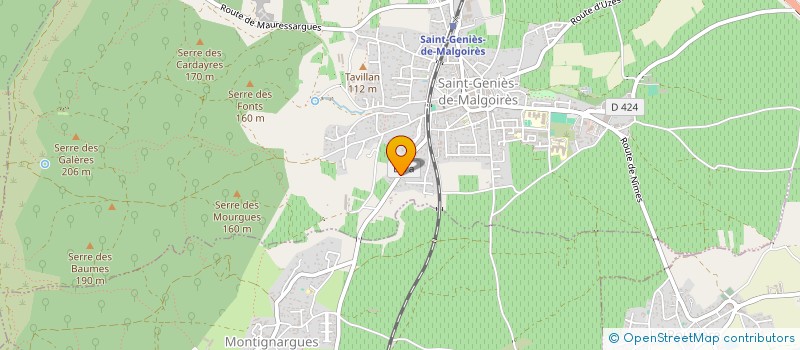 localisation de l'entreprise SAS MAS VIEL  LA ROUVIERE